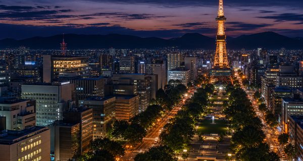 札幌の夜景